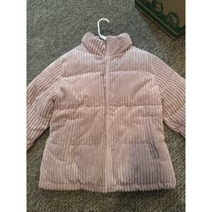 KOOLABURRA by UGG Small. Pink Corduroy Puffer Jacket Quilted Full Zip